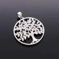 Életfa medál Cirkóniás levelekkel