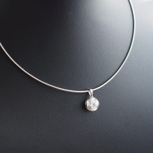 Napsugár medál félmerev Ezüst láncon