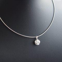 Napsugár medál félmerev Ezüst láncon