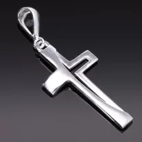 Modern kereszt medál-nagy bújtatóval