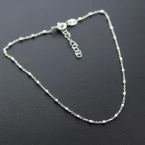 Kocka mintás anker bokalánc