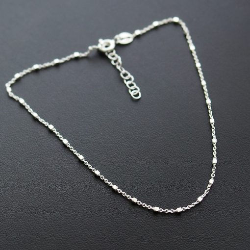 Kocka mintás anker bokalánc