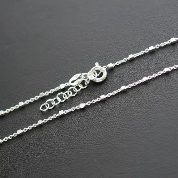 Kocka mintás anker bokalánc