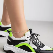 Kocka mintás anker bokalánc