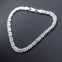   Vastag Charles karlánc 5,5 mm - Tömör, gömbölyített szemekkel 