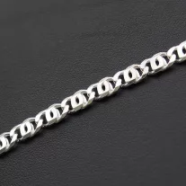   Vastag Charles karlánc 5,5 mm - Tömör, gömbölyített szemekkel 