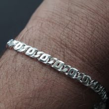 Vastag Charles karlánc 5,5 mm - Tömör, gömbölyített szemekkel 