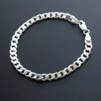 Pancer Forte Ezüst Karlánc - Tömör 5x2 mm