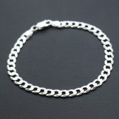 Strong Pancer Ezüst Karlánc - Tömör 5x1 mm