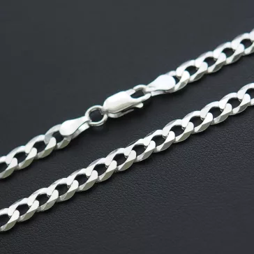 Strong Pancer Ezüst Karlánc - Tömör 5x1 mm
