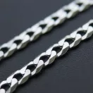 Strong Pancer Ezüst Karlánc - Tömör 5x1 mm Strong Pancer Ezüst Karlánc - Tömör 5x1 mm