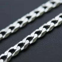 Strong Pancer Ezüst Karlánc - Tömör 5x1 mm