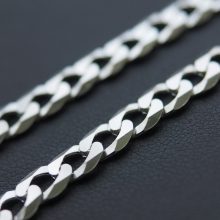 Strong Pancer Ezüst Karlánc - Tömör 5x1 mm