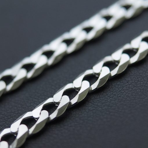 Strong Pancer Ezüst Karlánc - Tömör 5x1 mm