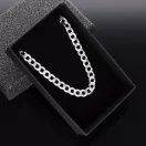 Strong Pancer Ezüst Karlánc - Tömör 5x1 mm Strong Pancer Ezüst Karlánc - Tömör 5x1 mm