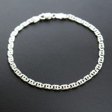 Tömör Gömb-Charles Ezüst karkötő - 3,5mm