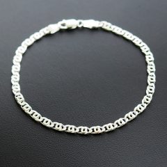 Tömör Gömb-Charles Ezüst karkötő - 3,5mm