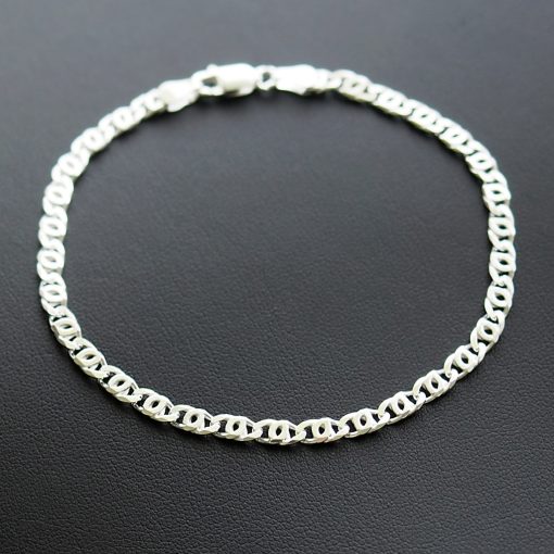 Tömör Gömb-Charles Ezüst karkötő - 3,5mm