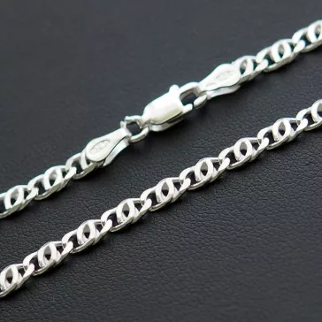 Tömör Gömb-Charles Ezüst karkötő - 3,5mm