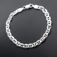 Ancora - Tömör Férfi Ezüst karlánc  - 6,5mm