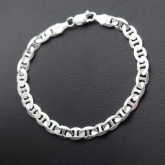 Ancora - Tömör Férfi Ezüst karlánc  - 6,5mm