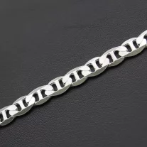 Ancora - Tömör Férfi Ezüst karlánc  - 6,5mm