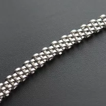 Ezüstszíj Karkötő