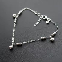 Bogyó-Szív Ezüst karkötő