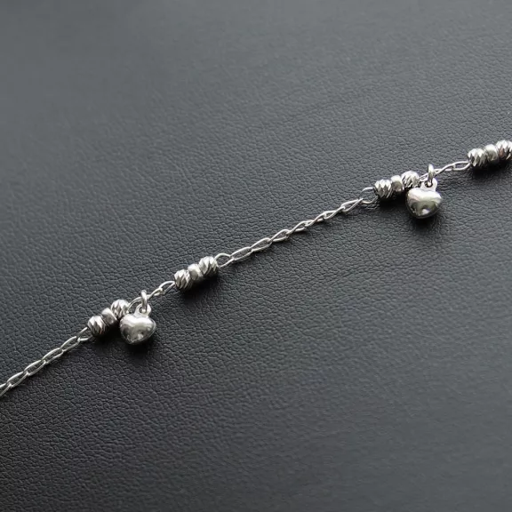 Bogyó-Szív Ezüst karkötő