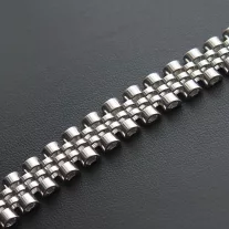 Ezüst-Szíj Karkötő - 11mm