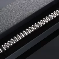 Ezüst-Szíj Karkötő - 11mm