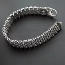 Ezüst-Szíj Karkötő - 11mm