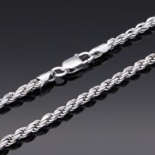 Vastag reszelt Walles ezüst nyaklánc