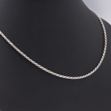 Vastag reszelt Walles ezüst nyaklánc