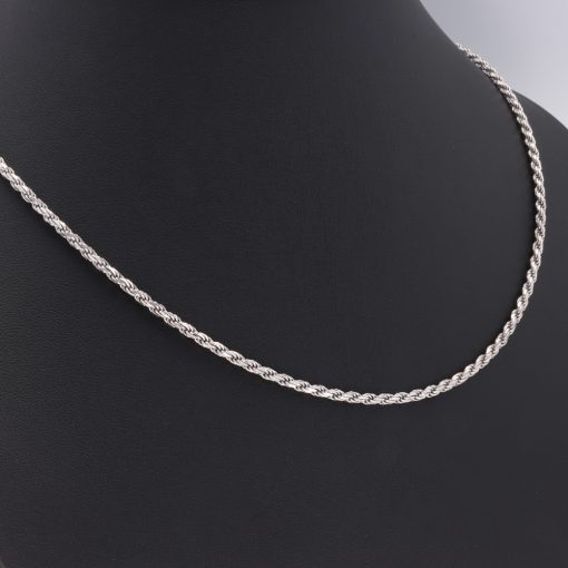 Vastag reszelt Walles ezüst nyaklánc