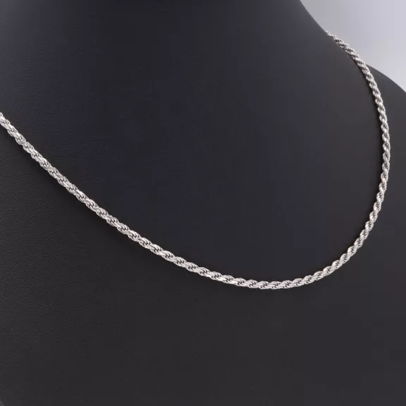 Vastag reszelt Walles ezüst nyaklánc