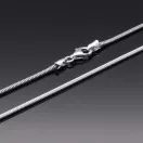 Rugalmas, ródiumozott 925 ezüst kígyólánc 1,6 mm vastagságban, különböző méretekben Rugalmas, ródiumozott 925 ezüst kígyólánc 1,6 mm vastagságban, különböző méretekben