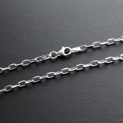 Szögletes Anker Férfi Ezüst nyaklánc RH -  3 mm 