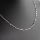 Szögletes Anker Férfi Ezüst nyaklánc RH -  3 mm 