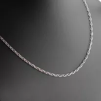 Szögletes Anker Férfi Ezüst nyaklánc RH -  3 mm 