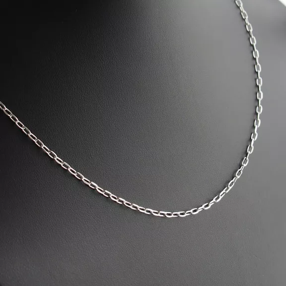 Szögletes Anker Férfi Ezüst nyaklánc RH -  3 mm 