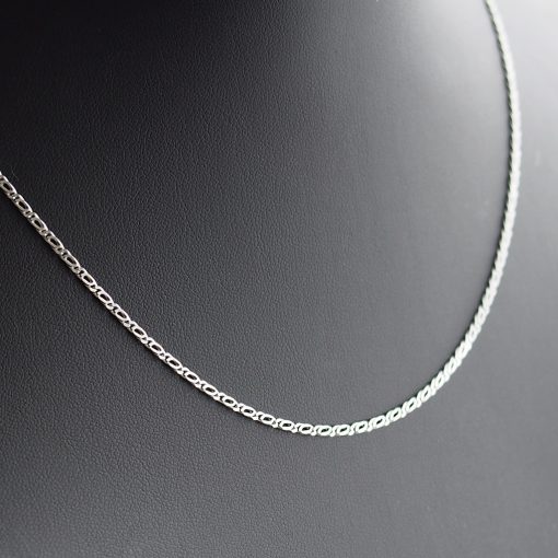Vékony dupla Charles ezüst nyaklánc