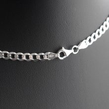 Strong Pancer Tömör Férfi Ezüst nyaklánc - 6 mm széles