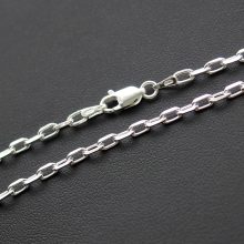 Szögletes Anker Férfi Ezüst nyaklánc -  3 mm 