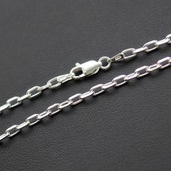 Szögletes Anker Férfi Ezüst nyaklánc -  3 mm 