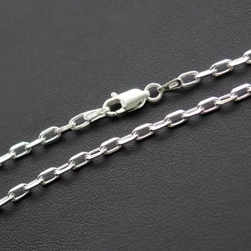 Szögletes Anker Férfi Ezüst nyaklánc -  3 mm 