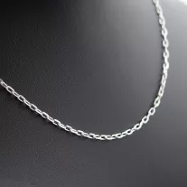 Szögletes Anker Férfi Ezüst nyaklánc -  3 mm 