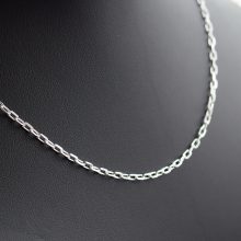 Szögletes Anker Férfi Ezüst nyaklánc -  3 mm 