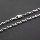 Szögletes Anker Férfi Ezüst nyaklánc -  3 mm 