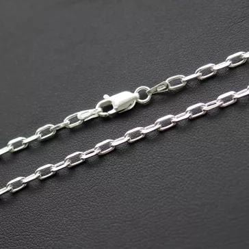 Szögletes Anker Férfi Ezüst nyaklánc -  3 mm 